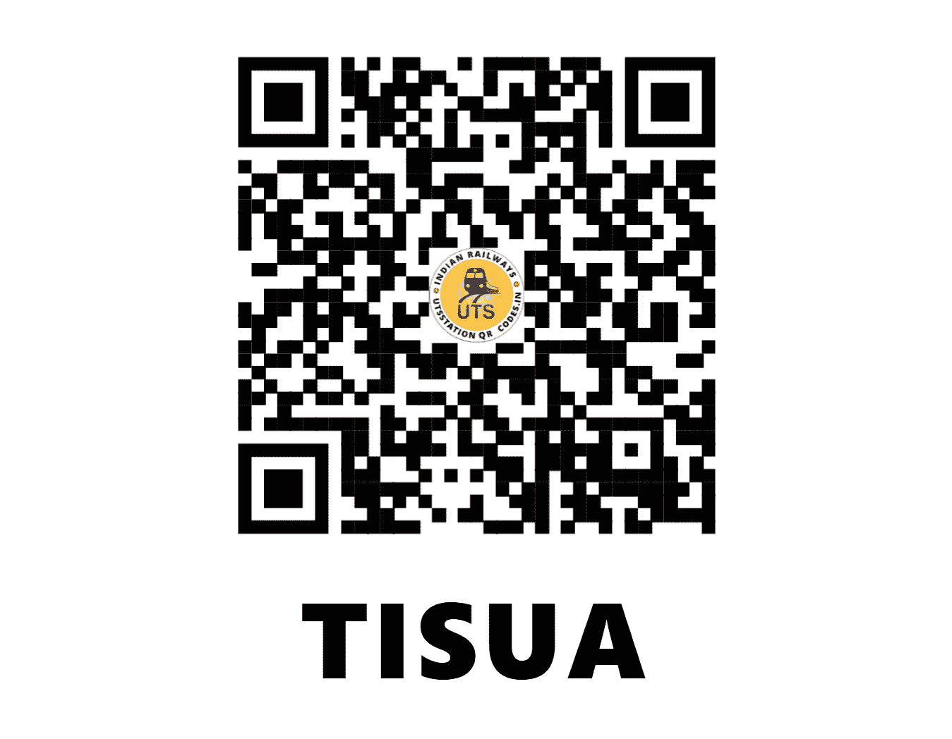 UTS QR Code for TISUA - TSA (NR - UTTAR PRADESH)